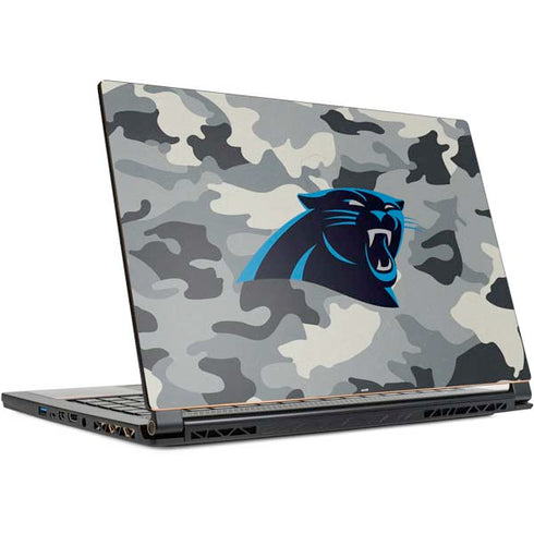 NFL Carolina Panthers Camo MSI GS65 Stealth Laptop Skin