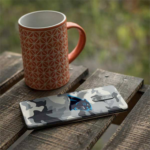 NFL Carolina Panthers Camo OnePlus 7 Pro Skin