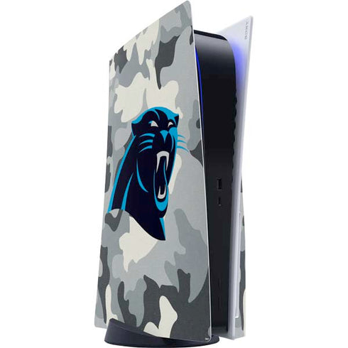 NFL Carolina Panthers Camo PS5 Console Skin