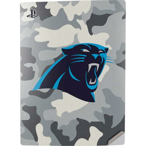NFL Carolina Panthers Camo PS5 Digital Edition Console Skin