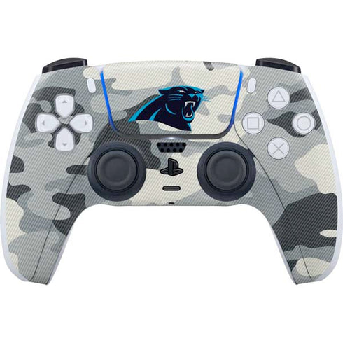NFL Carolina Panthers Camo PS5 Controller Skin