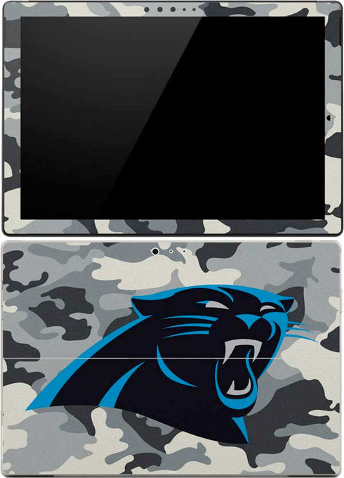 NFL Carolina Panthers Camo Surface Pro (2017) Skin