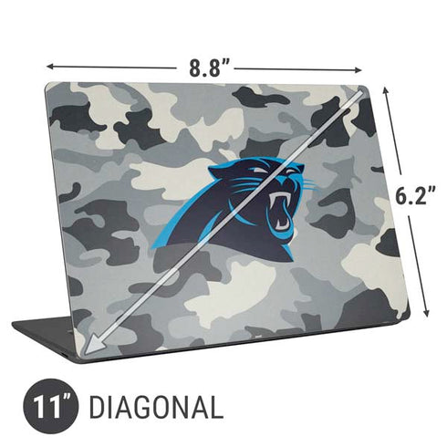 NFL Carolina Panthers Camo Universal Laptop 11in (8.8 x 6.2in) Skin