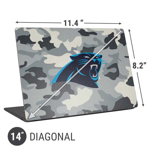 NFL Carolina Panthers Camo Universal Laptop 14in (11.4 x 8.2in) Skin