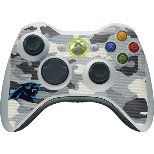 NFL Carolina Panthers Camo Xbox 360 Wireless Controller Skin