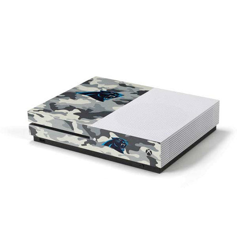 NFL Carolina Panthers Camo Xbox One S Console Skin