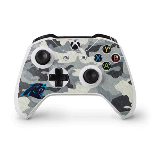 NFL Carolina Panthers Camo Xbox One S Controller Skin