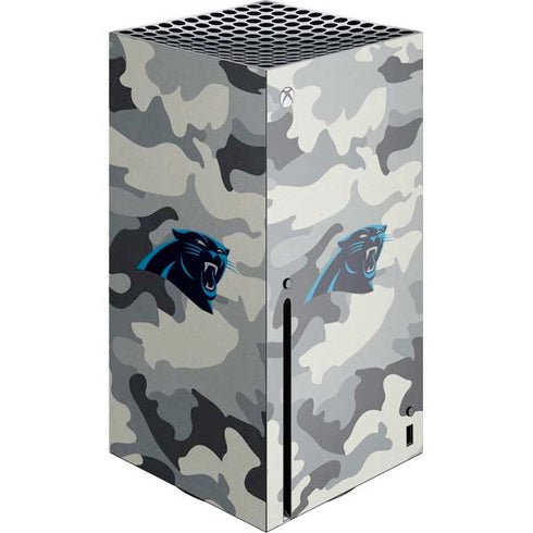 NFL Carolina Panthers Camo Xbox Series X Console Skin