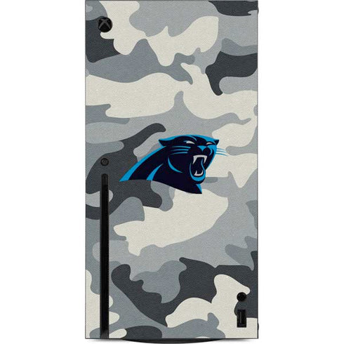 NFL Carolina Panthers Camo Xbox Series X Console Skin