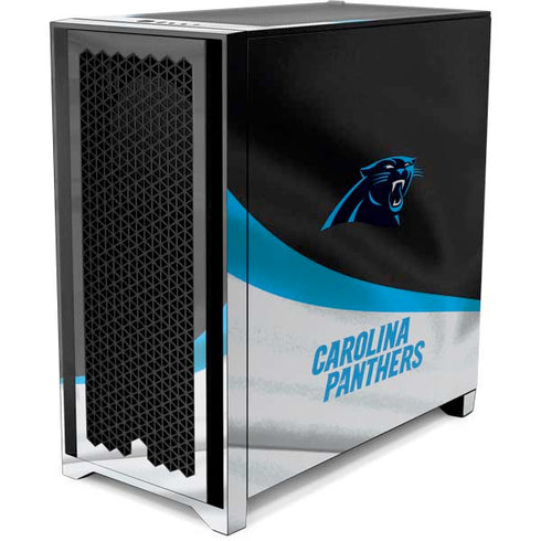 NFL Carolina Panthers Corsair 4000D Tempered Glass Mid-Tower ATX Case Skin
