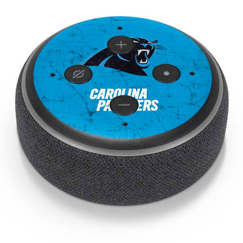 NFL Carolina Panthers Distressed Alternate Amazon Echo Dot Skin