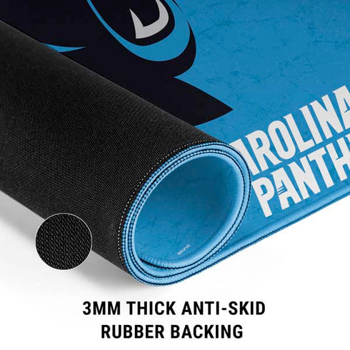 NFL Carolina Panthers Distressed Alternate Gaming Mouse Pad