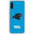 NFL Carolina Panthers Distressed Alternate Galaxy A10e Clear Case