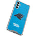 NFL Carolina Panthers Distressed Alternate Galaxy A14 5G Clear Case