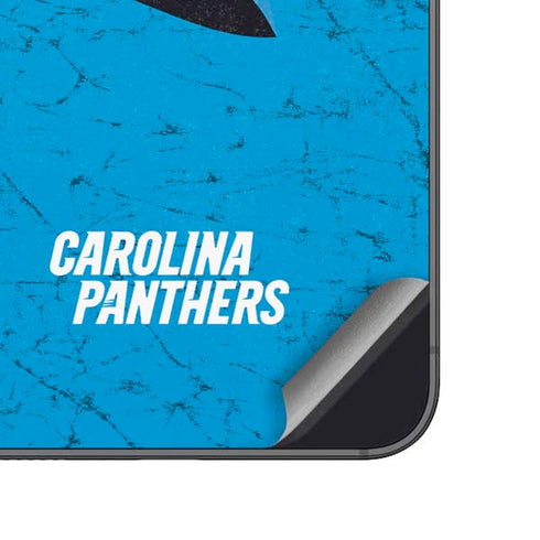 NFL Carolina Panthers Distressed Alternate Galaxy A14 5G Skin