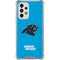 NFL Carolina Panthers Distressed Alternate Galaxy A53 5G Clear Case