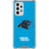 NFL Carolina Panthers Distressed Alternate Galaxy A53 5G Clear Case