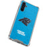 NFL Carolina Panthers Distressed Alternate Galaxy A54 5G Clear Case
