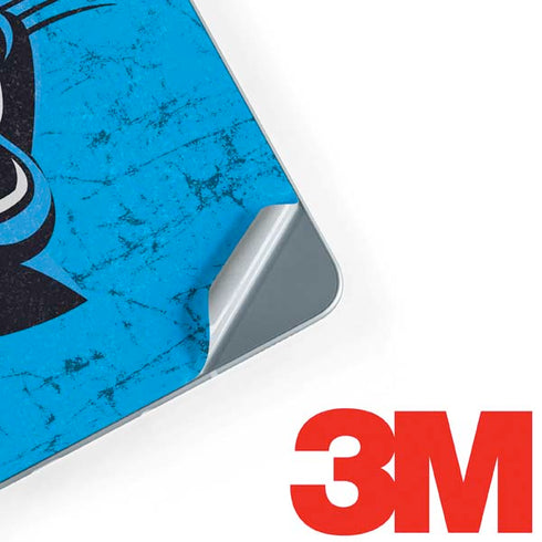 NFL Carolina Panthers Distressed Alternate Galaxy Book 12in Skin