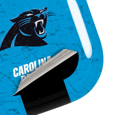 NFL Carolina Panthers Distressed Alternate Galaxy Buds Pro Skin