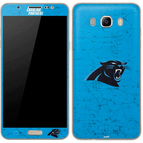 NFL Carolina Panthers Distressed Alternate Galaxy J7 Skin