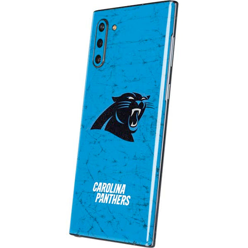 NFL Carolina Panthers Distressed Alternate Galaxy Note 10 Skin