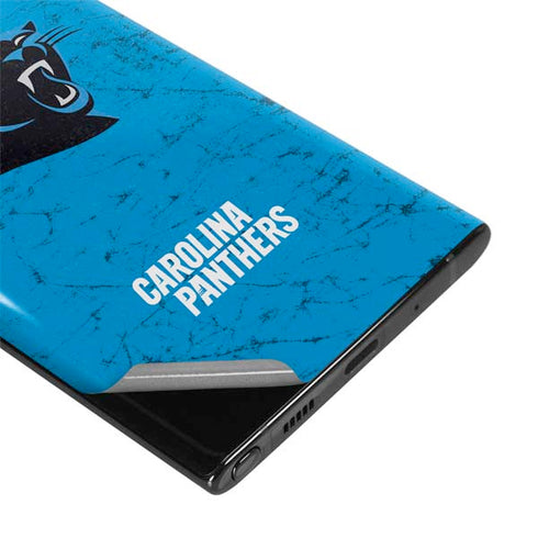 NFL Carolina Panthers Distressed Alternate Galaxy Note 10 Skin