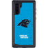 NFL Carolina Panthers Distressed Alternate Galaxy Note 10 Waterproof Case