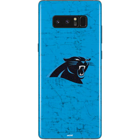 NFL Carolina Panthers Distressed Alternate Galaxy Note 8 Skin