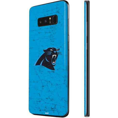 NFL Carolina Panthers Distressed Alternate Galaxy Note 8 Skin