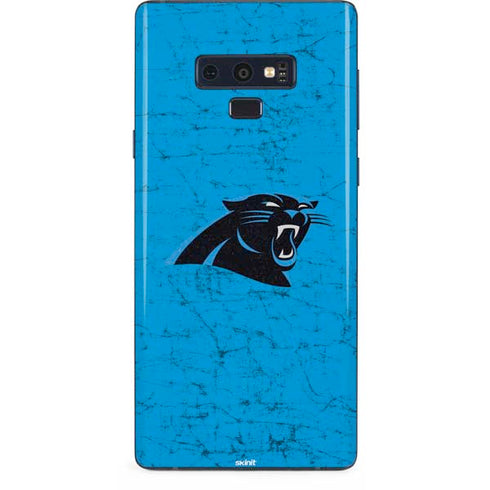 NFL Carolina Panthers Distressed Alternate Galaxy Note 9 Skin