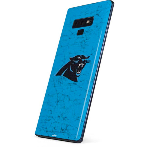 NFL Carolina Panthers Distressed Alternate Galaxy Note 9 Skin