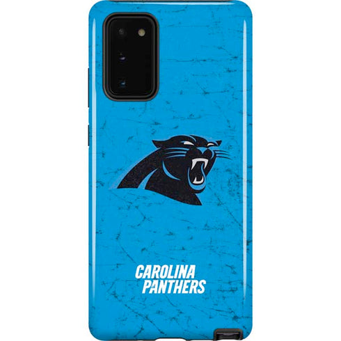 NFL Carolina Panthers Distressed Alternate Galaxy Note20 5G Pro Case
