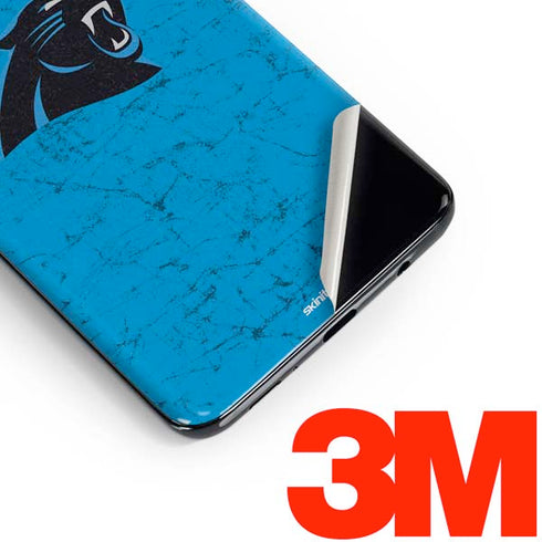 NFL Carolina Panthers Distressed Alternate Galaxy S10 Plus Skin