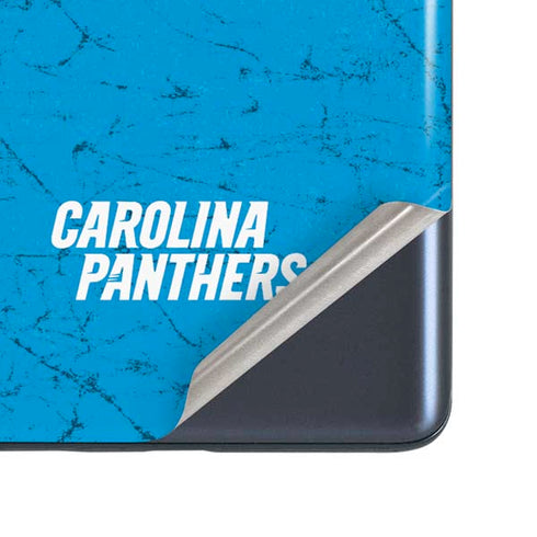 NFL Carolina Panthers Distressed Alternate Galaxy S20 Fan Edition Skin