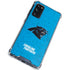 NFL Carolina Panthers Distressed Alternate Galaxy S20 FE Clear Case