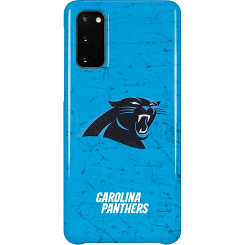 NFL Carolina Panthers Distressed Alternate Galaxy S20 Lite Case