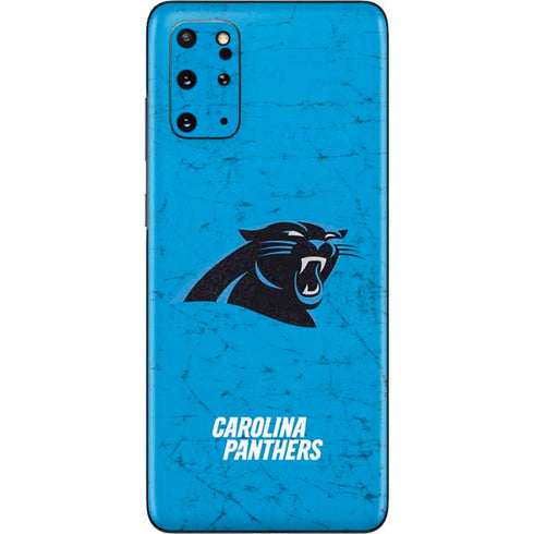 NFL Carolina Panthers Distressed Alternate Galaxy S20 Plus Skin