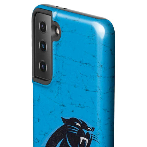 NFL Carolina Panthers Distressed Alternate Galaxy S21 Plus 5G Pro Case