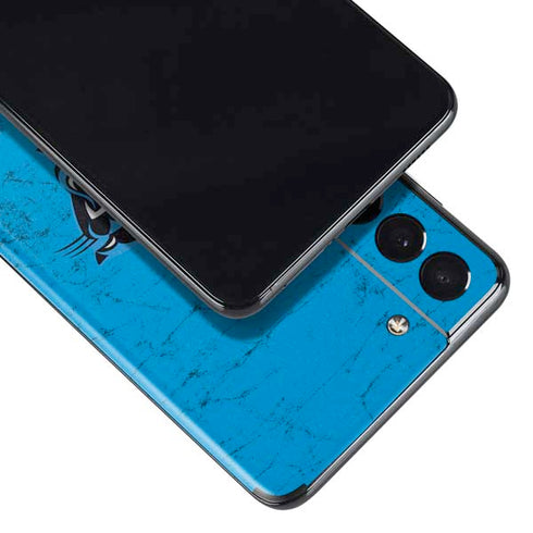 NFL Carolina Panthers Distressed Alternate Galaxy S21 Plus 5G Skin