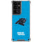 NFL Carolina Panthers Distressed Alternate Galaxy S21 Ultra 5G Clear Case