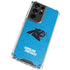 NFL Carolina Panthers Distressed Alternate Galaxy S21 Ultra 5G Clear Case