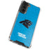 NFL Carolina Panthers Distressed Alternate Galaxy S22 Plus Clear Case