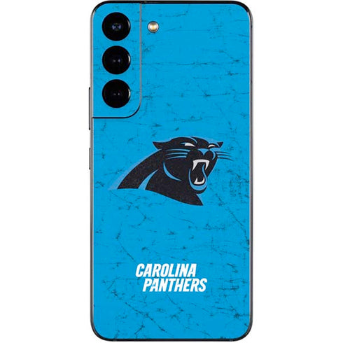 NFL Carolina Panthers Distressed Alternate Galaxy S22 Skin