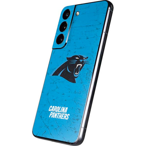 NFL Carolina Panthers Distressed Alternate Galaxy S22 Skin