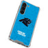 NFL Carolina Panthers Distressed Alternate Galaxy S23 Clear Case