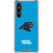 NFL Carolina Panthers Distressed Alternate Galaxy S23 FE Clear Case