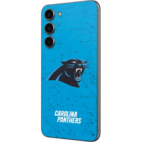 NFL Carolina Panthers Distressed Alternate Galaxy S23 Plus Skin