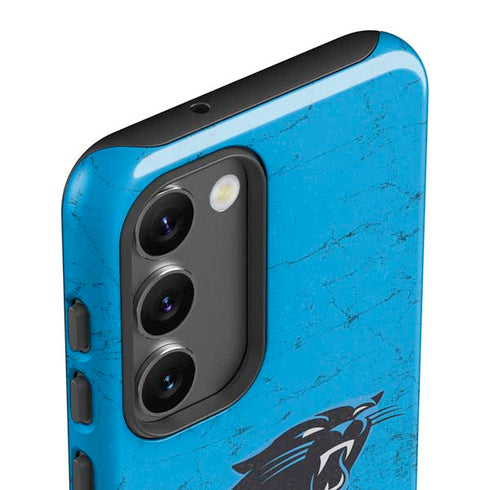 NFL Carolina Panthers Distressed Alternate Galaxy S23 Pro Case