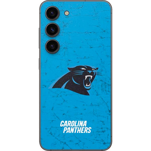 NFL Carolina Panthers Distressed Alternate Galaxy S23 Skin